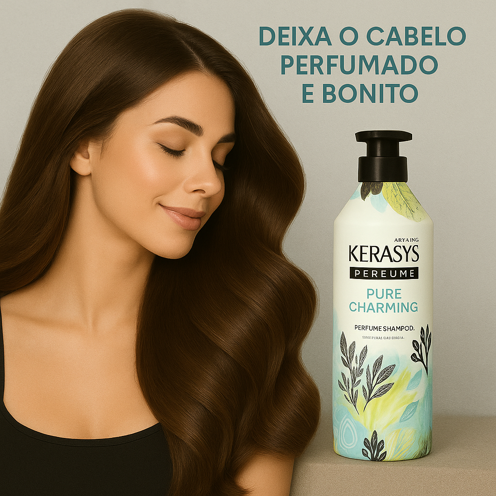Shampoo Kerasys Perfume Pure Charming 400ml - Imagem 2