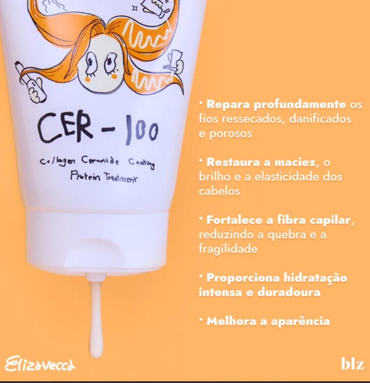 Máscara de Reconstrução capilar - Elizavecca CER 100 - Imagem 2