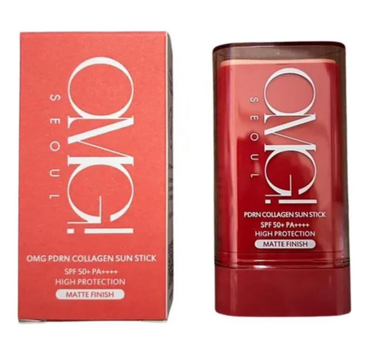 OMG - Protetor solar PDRN Collagen Stick SPF50 - 18g - Imagem 2
