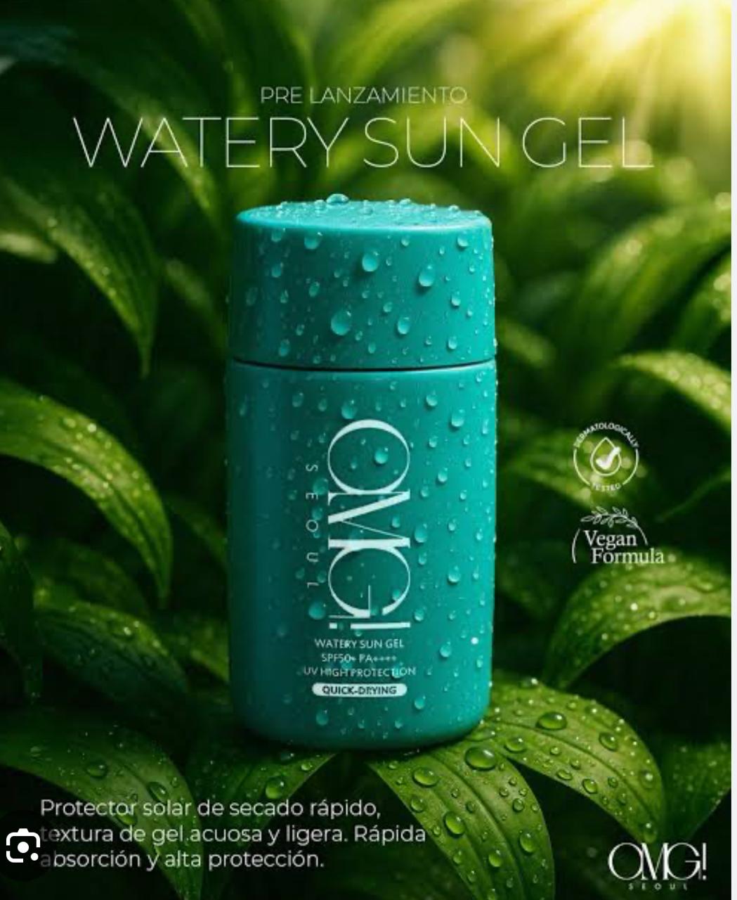 Protetor solar - Watery Sun Gel - OMG - 50ml